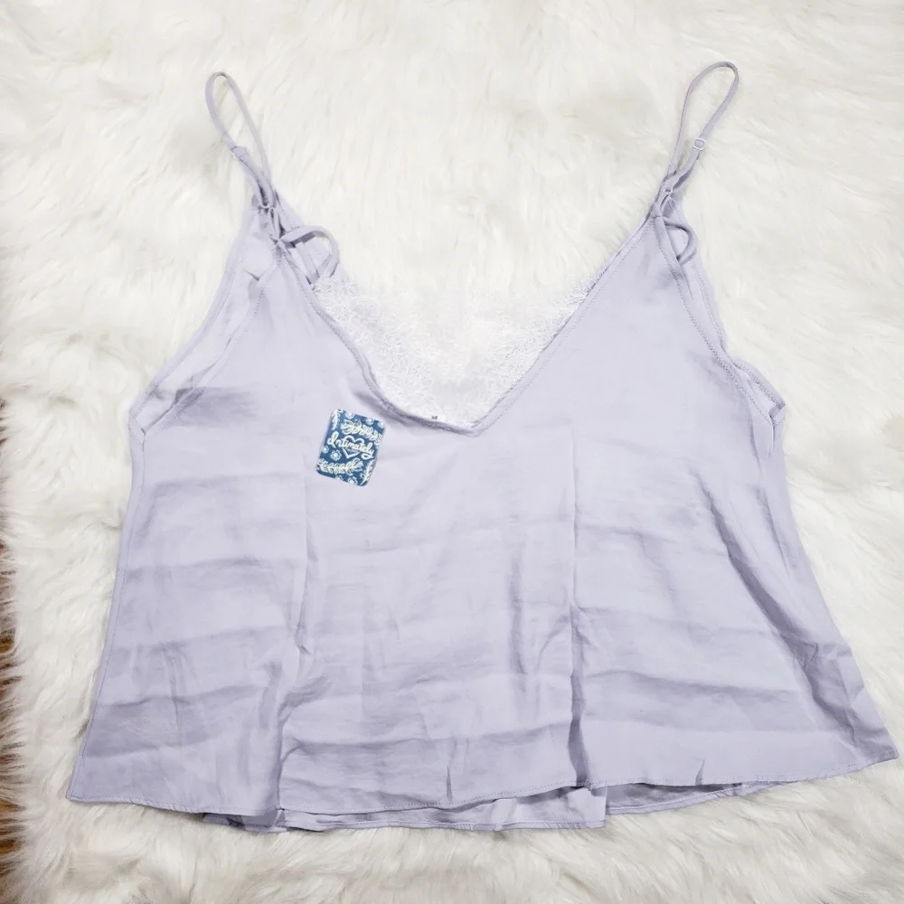 NWT FREE PEOPLE DEEP V BANDEAU CAMI (S) - Picture 5 of 7